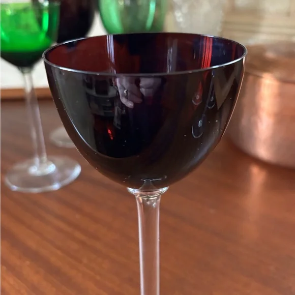 Baccarat 'Perfection' Rhine Wine Crystal Glasses . RARE - Picture 2 of 4